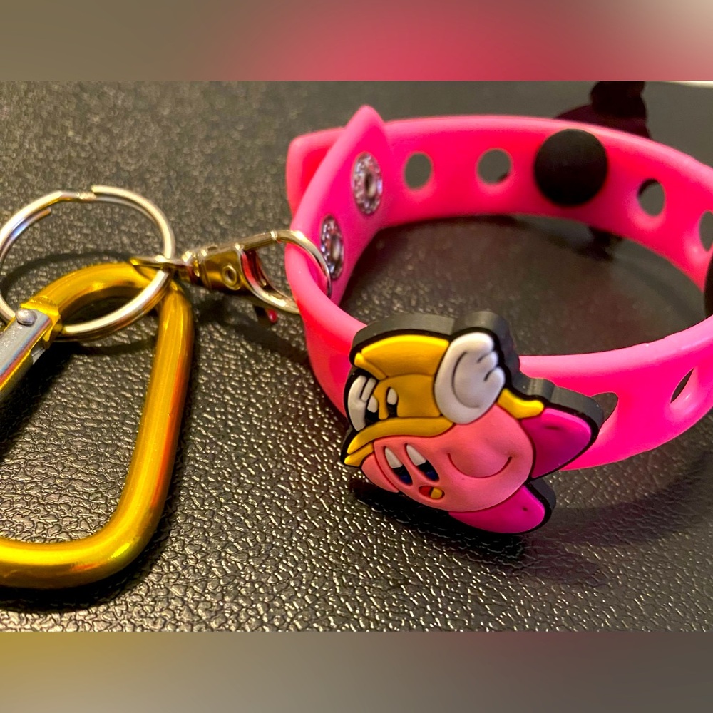 Brand New Kirby Silicone Bracelet/Key Chain